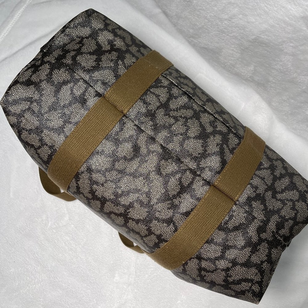 Auc YSL vintage coated canvas/leather travel/shoulder XL bag - Picture 11 of 16